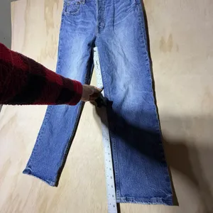 GAP Women's Cheeky Straight High Rise Jeans Size 30 10R Medium Wash Denim thumbnail 3
