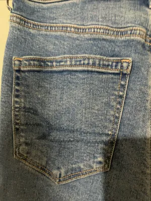 American Eagle Outfitters Light Blue Distressed Boyfriend Jeans thumbnail 7