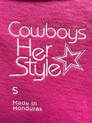 🔃Dallas Cowboys Pink Short Sleeve Tee Shirt thumbnail 8