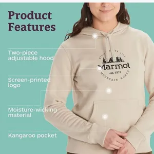 MARMOT Women's Culebra Peak Hoody, Sandbar, Size Small, NWT thumbnail 7