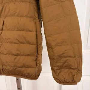 Uniqlo tan ultra light down packable jacket thumbnail 3