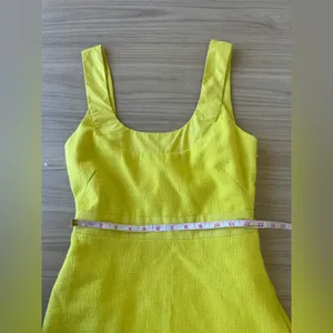 Anthropologie Backless Dress in Bright Yellow thumbnail 8