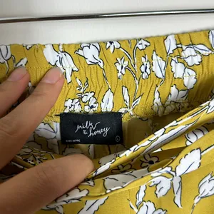 MILK +‎ Honey Culotte Trousers Yellow Size L thumbnail 4