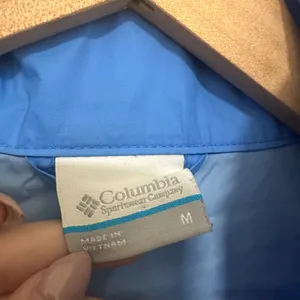 Columbia‎ | Women's Blue Full Zip Mesh Lined Hooded Windbreaker Jacket, Size M thumbnail 4
