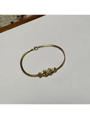 Avon Skinny Slender Rhinestone XXX Dainty Tennis Bracelet 6 3/4 inch thumbnail 5