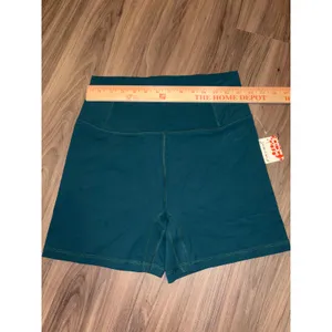 Free People FP Movement Never Better 5"‎ biker shorts evergreen size L thumbnail 3