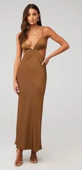 Significant Other‎ Jacy Dress in dark gold US 6 thumbnail 1
