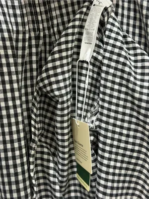 HALARA Black and White Gingham Sleeveless A-Line Dress NWT thumbnail 6