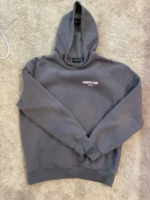 Grey White Fox Boutique Hoodie thumbnail 1