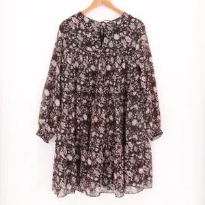 Ellos Floral Tiered Chiffon Dress‎ Size 14 Cottage Fairy Grunge Boho Romantic thumbnail 2