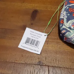 Vera Bradley Blue and Red Floral Mini Bag thumbnail 3