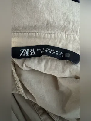 Zara voluminous mini dress size extra small thumbnail 7