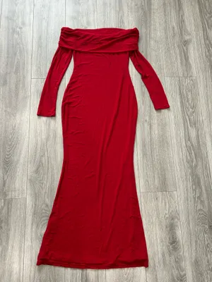 New Showpo Diamond Bethanie Maxi Dress Off Shoulder Mesh Dress MSRP $129 thumbnail 10