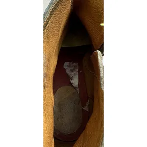 Y2K‎ Madewell Ankle Bootie Suede Sz 6 Chelsea Block Heel Greenish Italy OLDSTOCK thumbnail 5