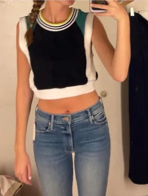 Anthropologie Cropped Tank Top thumbnail 1