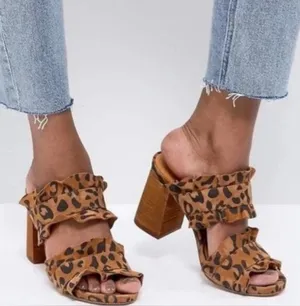 NWOT Free people block heels thumbnail 1
