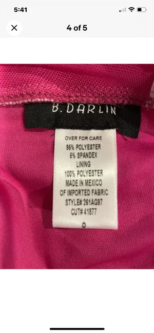 Dillard's pink hoco dress! thumbnail 4