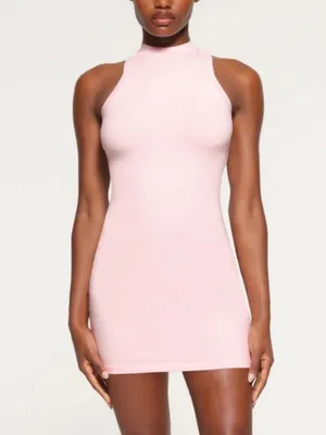 NWT Skims new vintage outdoor mini dress in cherry blossom pink size xl thumbnail 3