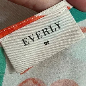 Everly • Green Orange Floral Tank Top thumbnail 5