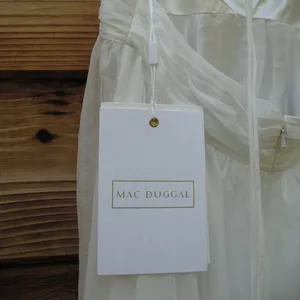 Mac Duggal 67911 Ruffled Tiered Cut Out Chiffon Gown Dress White 6 thumbnail 16