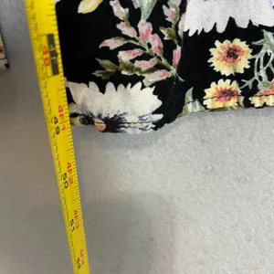 Band of Gypsies Jumpsuit XL Strapless Floral Wide Leg Boho Festival Summer thumbnail 6