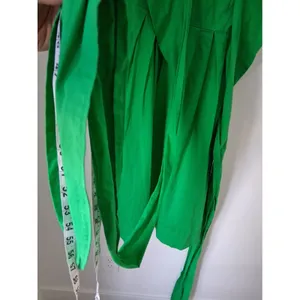 J. by J. Crew Sleeveless Wrap-top Pleaded dress In Kelly Green Front Tie Size 2 thumbnail 10
