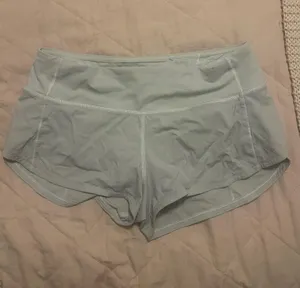 White Lululemon Speed Up Shorts 2.5" thumbnail 2