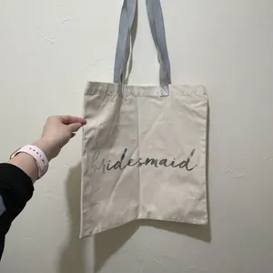 Rosanna Cream and‎ Silver Bridesmaid Tote bag Shopping Wedding Gift thumbnail 3