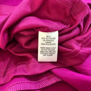 Lulus Fuchsia Pink Satin Ruffle Mini Dress Bell Sleeve Size L NWT Party Dress thumbnail 6