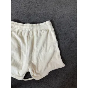 Donni. Terry Henley Shorts size XS Ivory Cream Drawstring Made in USA thumbnail 11