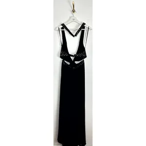 MAC DUGGAL Sequin Sheath Gown in Black Size US 6 thumbnail 8