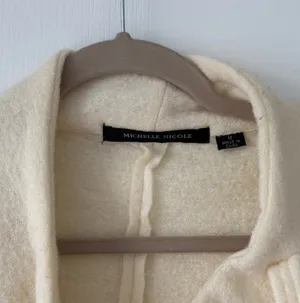 Vintage Cream Cape Coat White Size M thumbnail 7