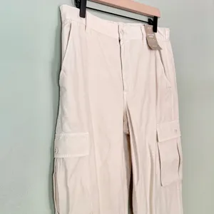 NWT Madewell Garment Dyed Low Slung Straight Cargo Pants Vintage Linen Beige 29 thumbnail 7
