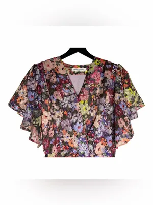 Amanda Uprichard Lucretia Mini Dress in Zahra Fleur Size XS thumbnail 3