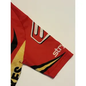 Nalini Camp Highland Cycling Jersey Men's Small Red Yellow Full Zip Bike Team thumbnail 7