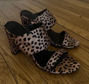 Polka dot sandal heels Pink Size 6.5 thumbnail 1