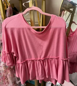 Altar'd State Arula Pink Top thumbnail 1