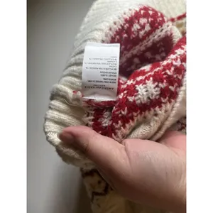 American Eagle AE Mock Neck Jumper Fair Isle Chunky Sweater Size Small S Holiday thumbnail 4