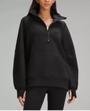 Lululemon Scuba Oversized Funnel-Neck Half Zip Long thumbnail 1