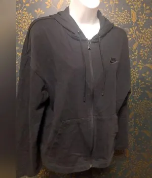 Nike Black Zipper Hoodie thumbnail 1
