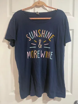 Instant Message Tshirt 2XL Blue Size 2X thumbnail 1