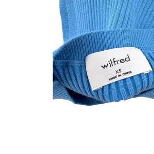 Aritzia Wilfred Reso Sweater Ribbed Cropped Knit Tank Top Blue Size XS thumbnail 4