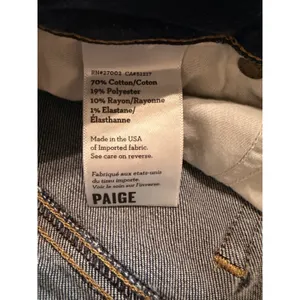 PAIGE Women Skinny Jeans‎ Sz 26 Dark Wash Indigo Blue Stretch Denim NWT New thumbnail 6