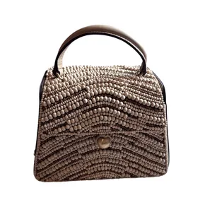 NWOT Cult Gaia Sybil Beaded Top Handle Bag Purse thumbnail 2