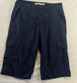 Hering Women's Capri Casual Pants 38/28 Dark Blue thumbnail 1