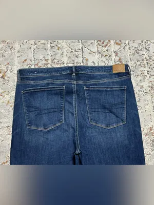 American eagle super high rise flare jeans size 18 thumbnail 10