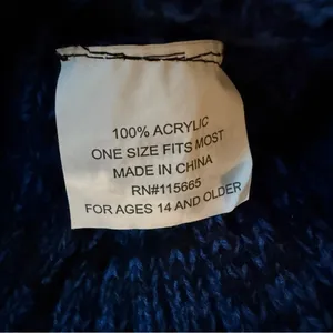 Harry‎ Potter Ravenclaw Pom Beanie Hat Unisex One Size Blue Winter Knit thumbnail 5
