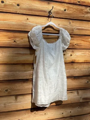 Kourt White Size XS Nya Puff Sleeve Mini Dress Few Moda thumbnail 7