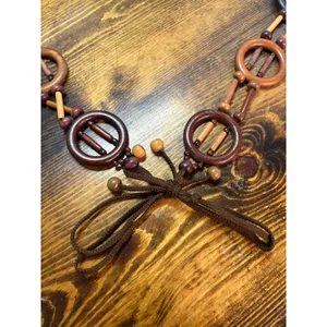 Wooden Circle Tie Waist‎ Belt thumbnail 4