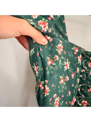 House of CB Malika Green Floral Corset Mini Dress thumbnail 6
